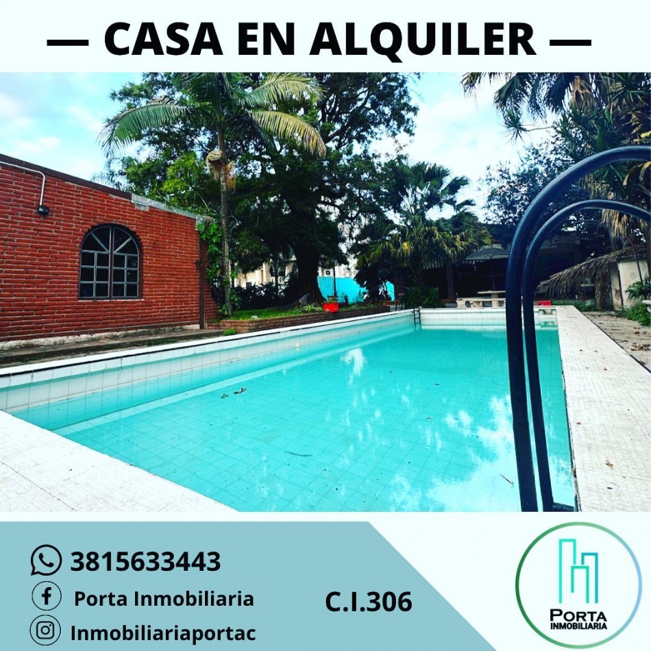 CASA EN ALQUILER