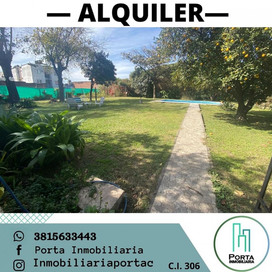 CASA EN ALQUILER