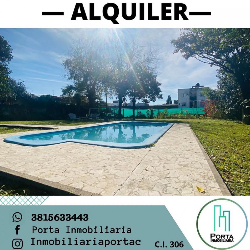 CASA EN ALQUILER