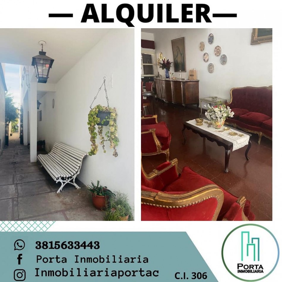 CASA EN ALQUILER