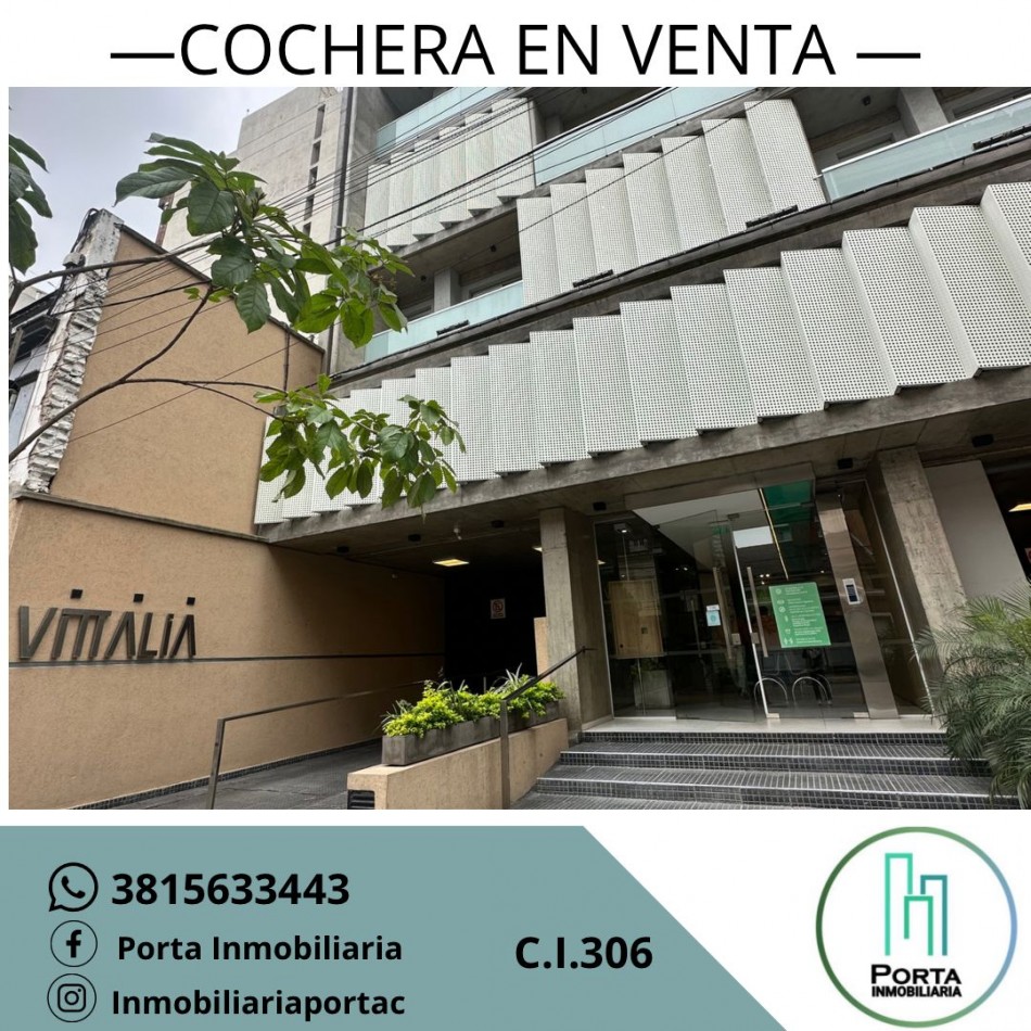 COCHERA EN VENTA