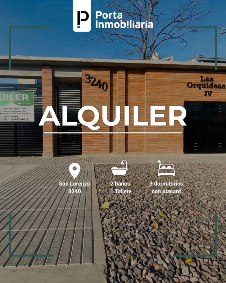 DUPLEX EN ALQUILER